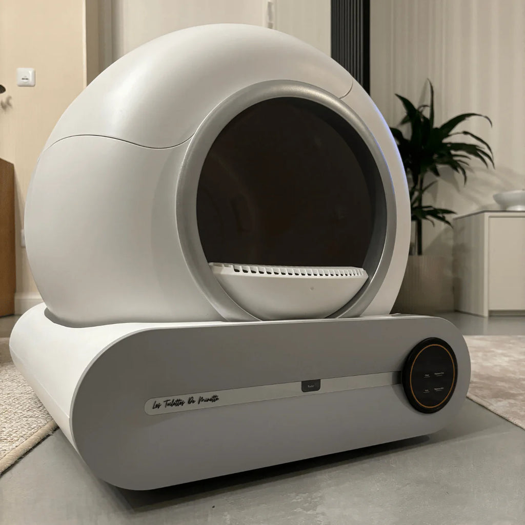 Litière automatique connectée et autonettoyante