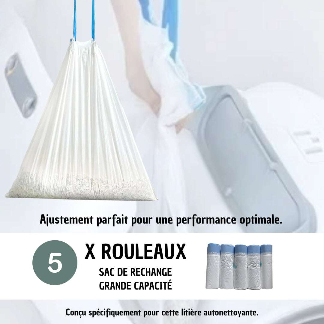 Litière automatique connectée et autonettoyante